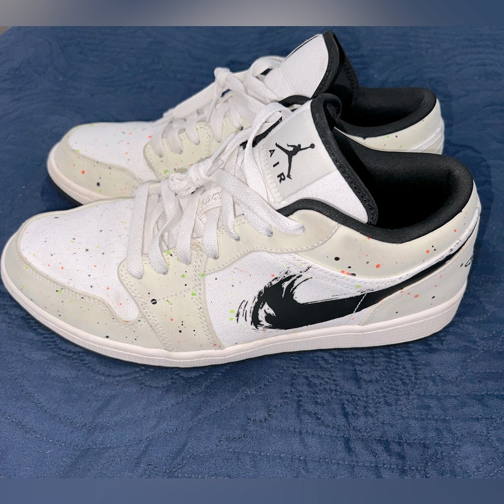 Worn few times Nike air Jordan 1 Low Brushstroke men’s size 11 REDUCED
